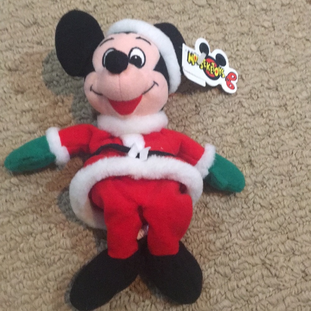 NWT Mickey Mouse Santa